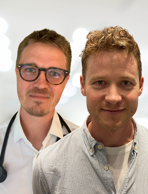 Esben Herborg Henriksen og Christian Leo-Hansen