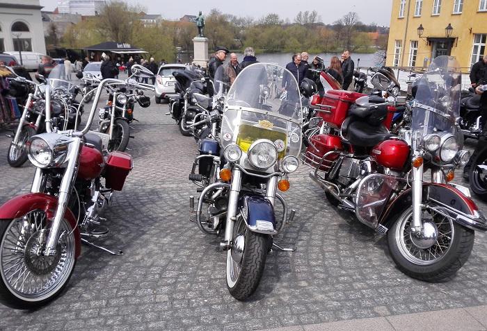 Cruise for a Cure motorcykler klar til afgang